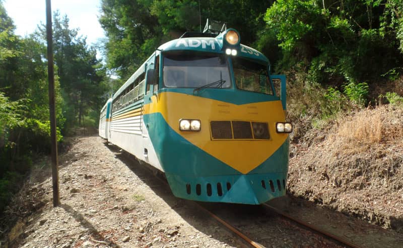 Hallan tren del Ramal Talca-Constitución que estaba extraviado con siete personas a bordo