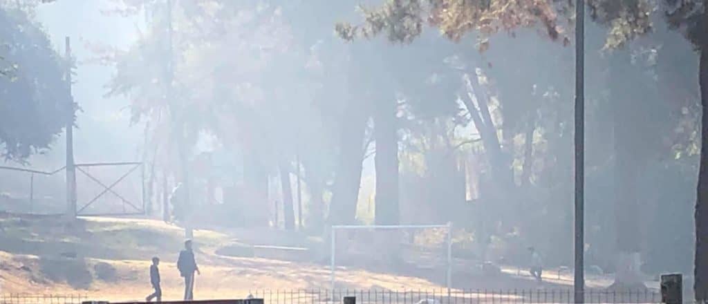 Incendios forestales “autorizados” afectan calidad del aire en Curicó