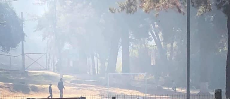 Incendios forestales “autorizados” afectan calidad del aire en Curicó