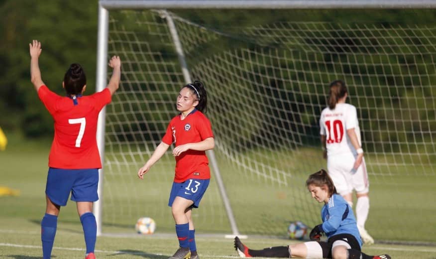 Javiera Grez anotó en último amistoso de La Roja Femenina previo al Mundial