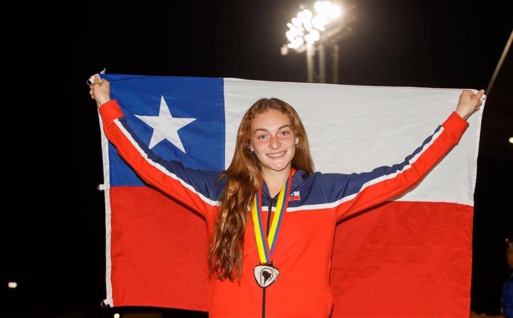 Catalina Cárcamo obtuvo medalla de plata en Sudamericano Sub 20 de Atletismo