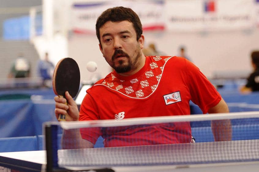 Luis Flores se consagró campeón nacional de Para- Tenis de Mesa