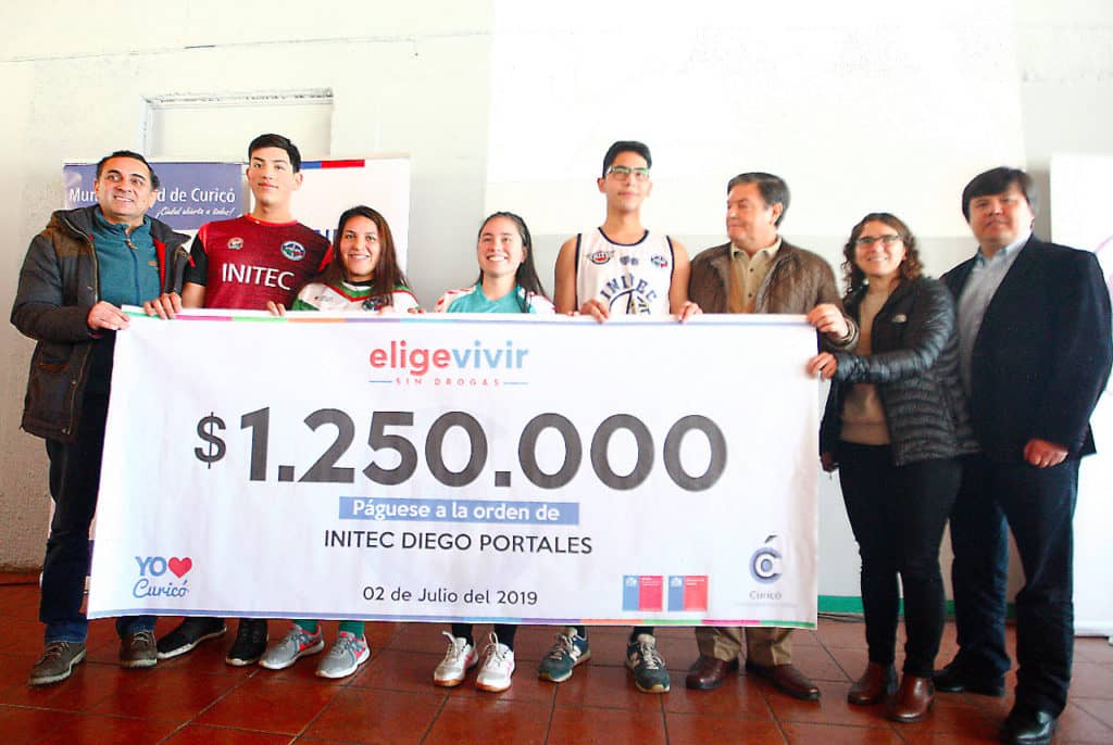 Colegio Initec Curicó se convirtió en ganador del concurso nacional “Mi Colegio Elige Vivir sin Drogas”