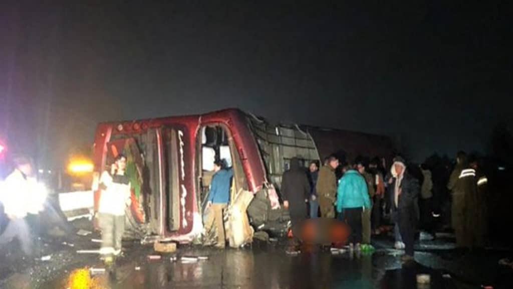 Seis muertos dejó accidente de bus que se dirigía de Santiago a Temuco