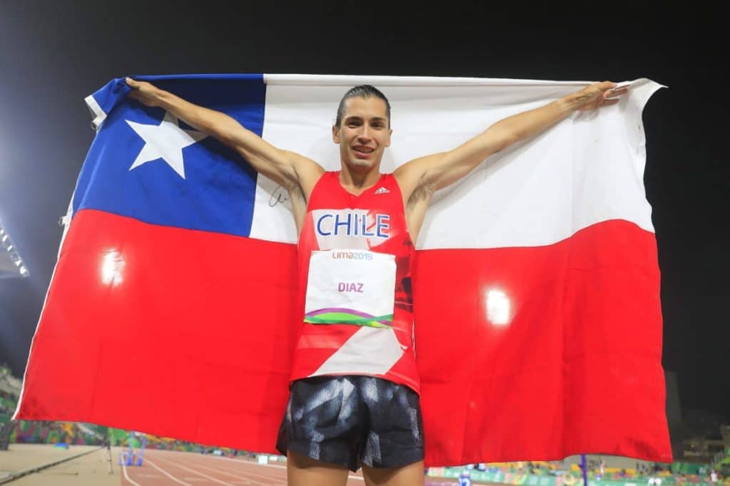 Carlos Díaz se quedó con la medalla de bronce en los 5 mil metros planos