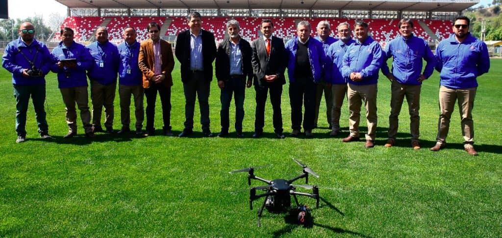 Dron apoyará seguridad en partido ente Curicó Unido y UC