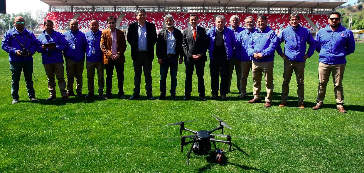 Dron apoyará seguridad en partido ente Curicó Unido y UC