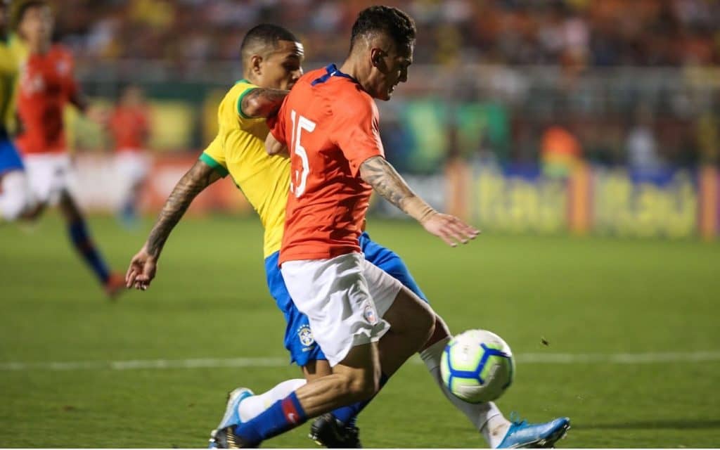 Matías Cavalleri jugó 26 minutos con La Roja Sub 23 en Brasil