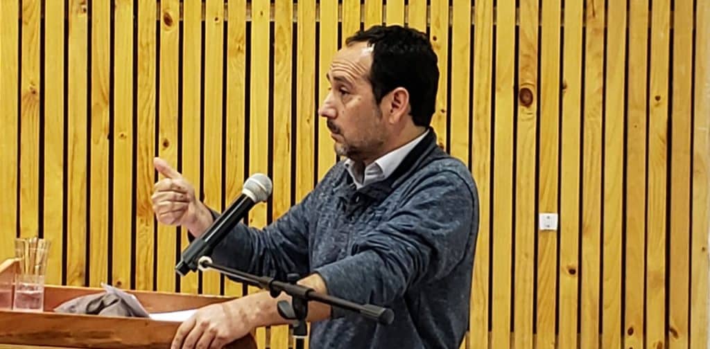 Diputado Núñez llamó a los curicanos a organizarse y defender el acceso al agua