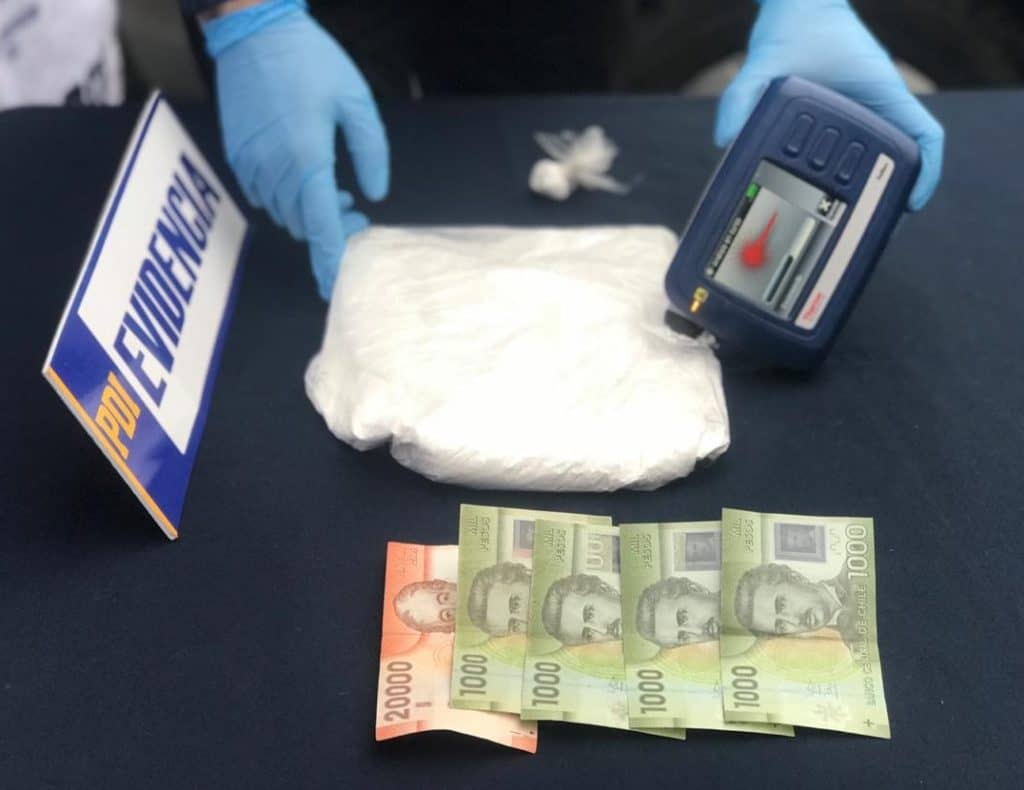 Conductor de Uber detenido con más de medio kilo de cocaína