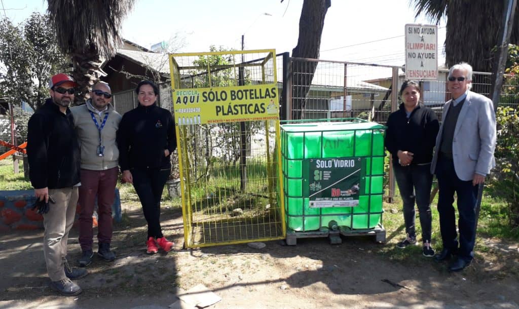 Instalan once nuevos "puntos verdes" en Curicó