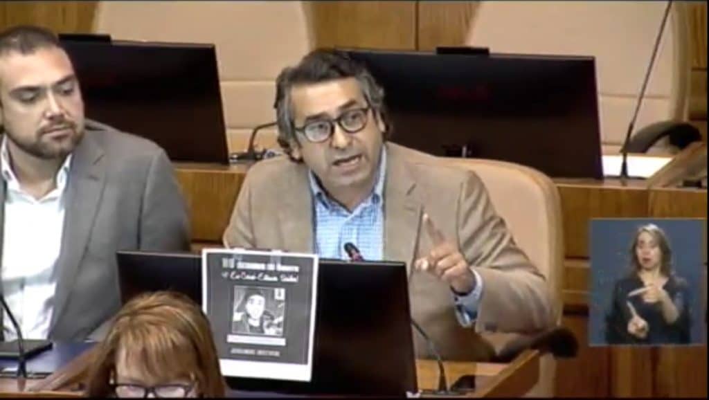 Diputado Sepúlveda responsabilizó al ministro del Interior por el asesinato de José Miguel Uribe