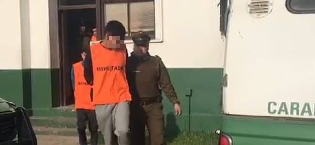 Cinco detenidos por robo con violencia en Curicó