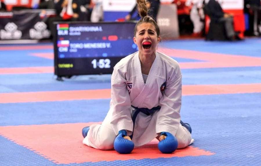 Valentina Toro se tituló campeona mundial de karate Sub 21