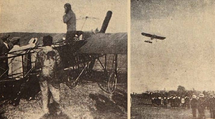 Emilio Castro y su inolvidable vuelo sobre Curicó en 1913
