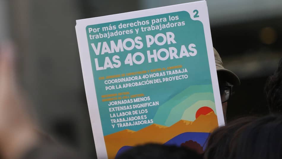Proyecto para reducir jornada laboral a 40 horas se votará en la Cámara de Diputados este jueves
