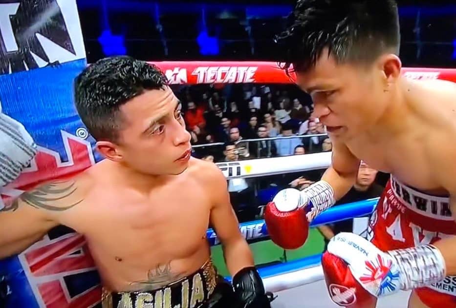 ’Aguja’ González perdió por TKO pelea por el título mundial de la FIB