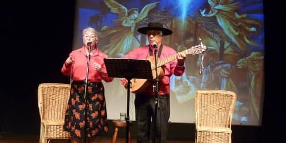Dúo folclórico Rosa Colorada realizará concierto “Paz y Amor en Navidad” este jueves