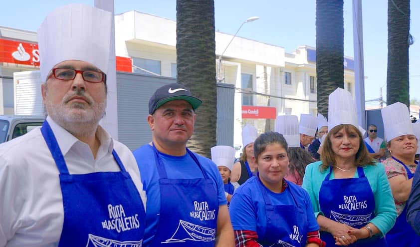 “Ruta de las Caletas” reunió a comensales y pescadores de la costa maulina en Curicó