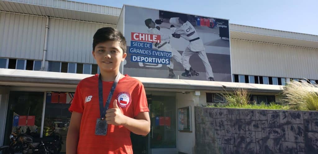 Agustín Osses fue convocado a la selección chilena de karate
