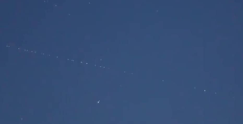 Constelación de satélites en el cielo pudo observarse desde Curicó