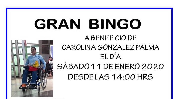 Bingo a beneficio de joven que requiere operación se realizará este sábado en Los Maquis de Curicó