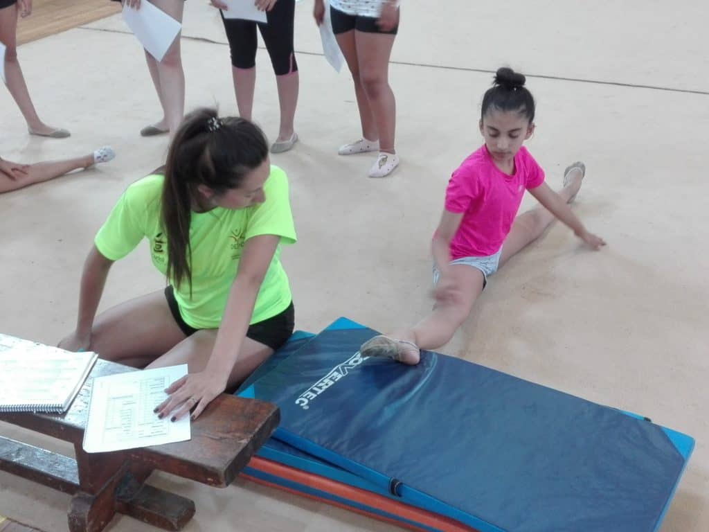 Gimnasta audicionaron para Selectivo de la Corporacion de Deportes