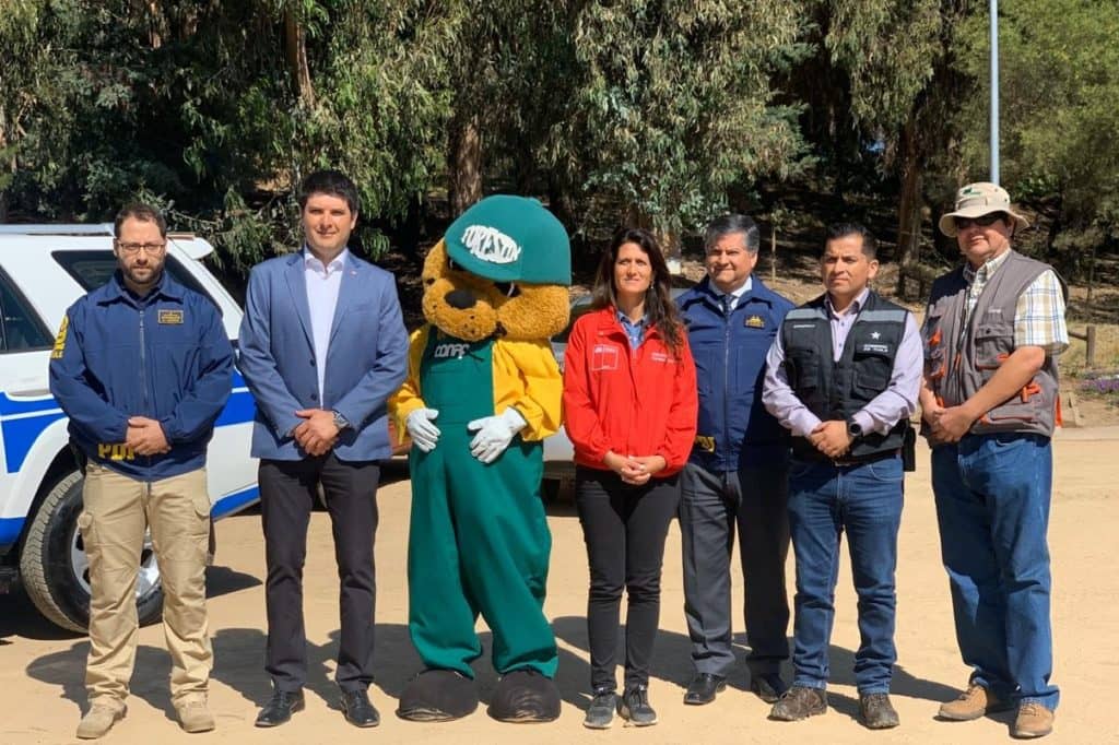 Autoridades de Curicó lanzaron campaña para prevenir incendios forestales