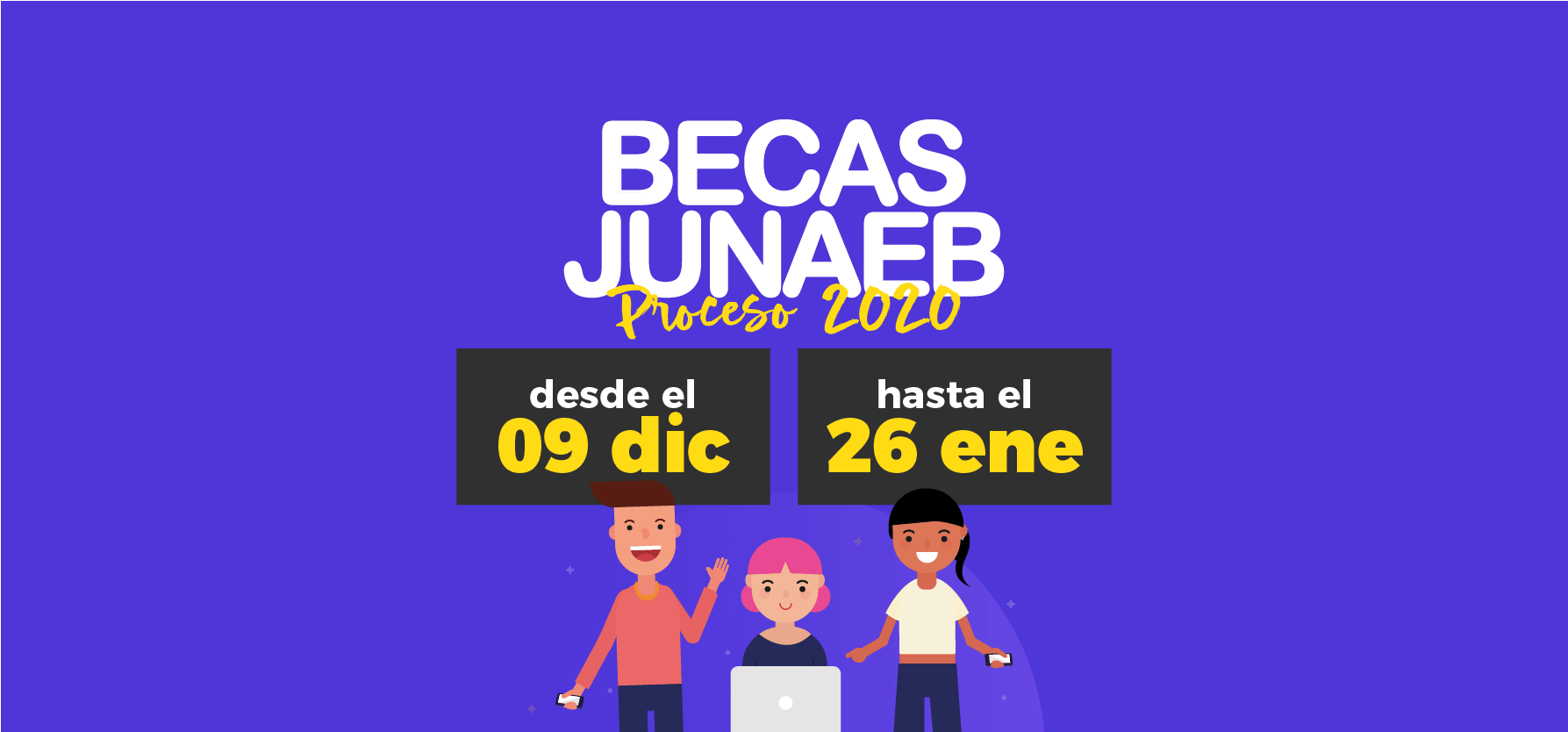 ¡Atención estudiantes! Postulación para becas y beneficios de la Junaeb termina este 26 de enero