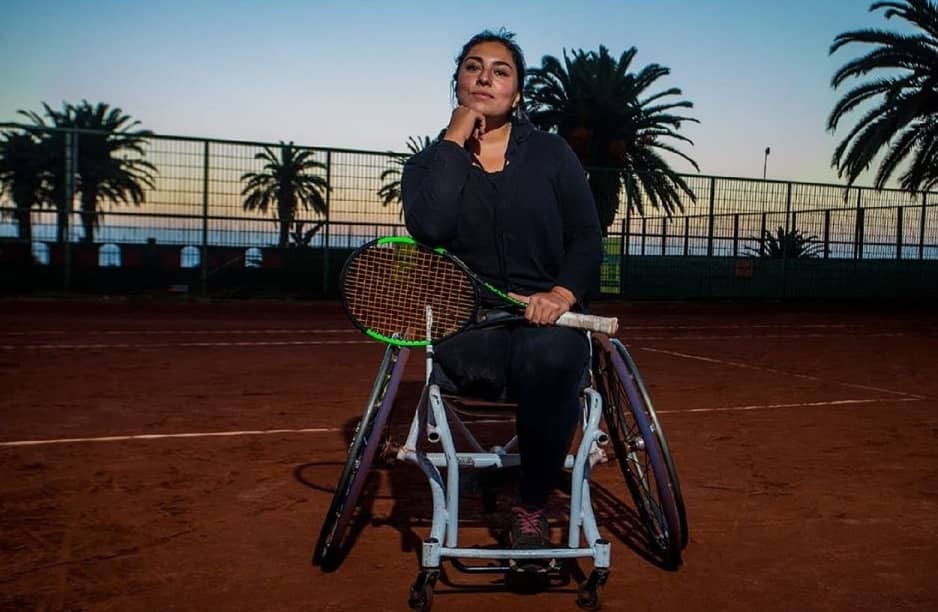 Tenista paralímpica busca apoyo para internacionalizar su carrera