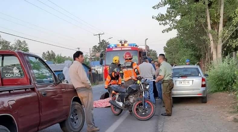 Accidente de tránsito dejó dos lesionados en Ruta J-55 camino a Los Queñes