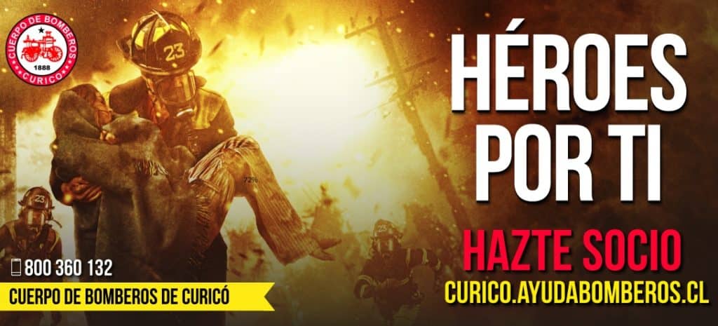 Bomberos de Curicó continúa campaña para inscribir socios y sumar apoyo