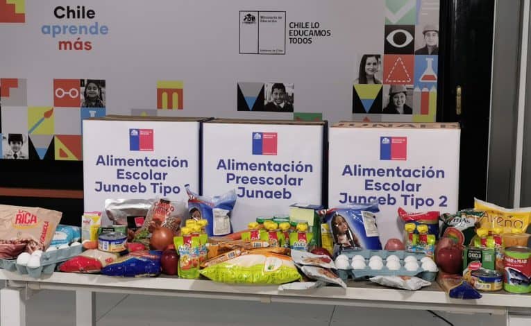 Dirección Provincial de Educación aseguró entrega de canastas a estudiantes de Curicó