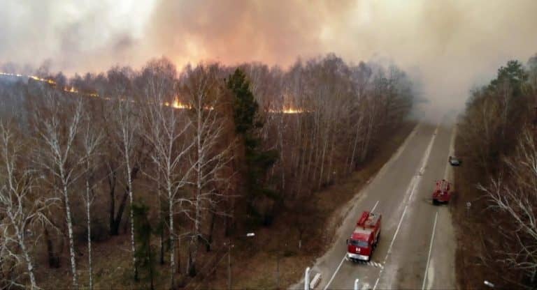 Alerta mundial en Chernobyl: los incendios se acercan a los residuos radiactivos