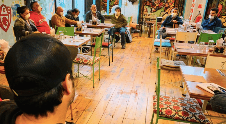 Diputado Alexis Sepúlveda habló con dueños de restaurantes y emprendedores sobre crisis por pandemia