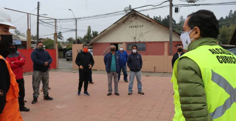 Multicancha de la Población Curicó comenzó su remodelación