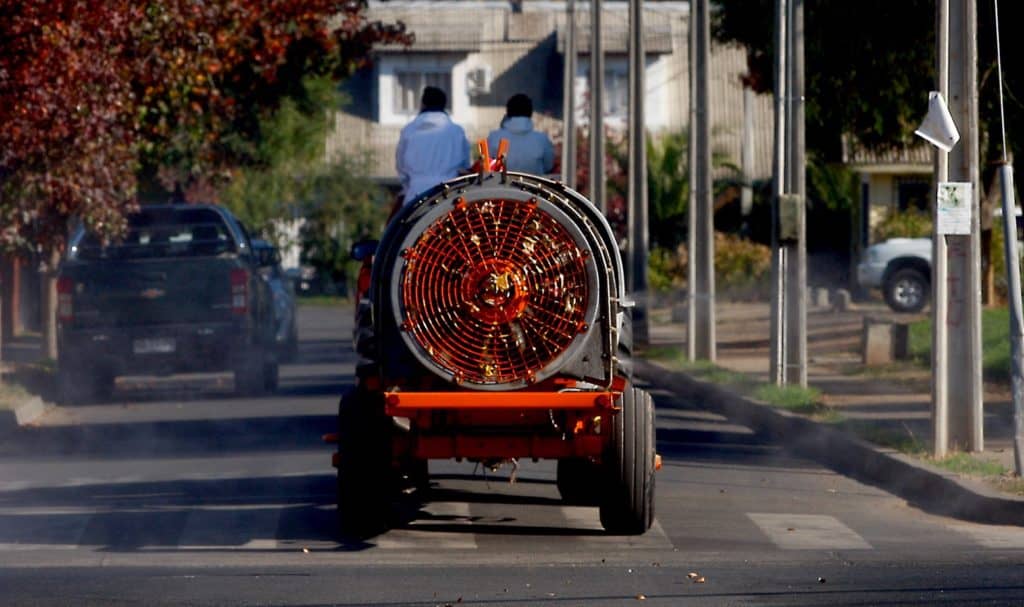 Continúan sanitización en Curicó