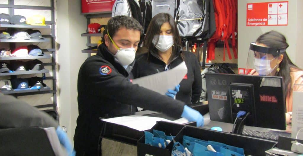 Dirección del Trabajo fiscalizó medidas en el reabierto mall Portal del Centro 