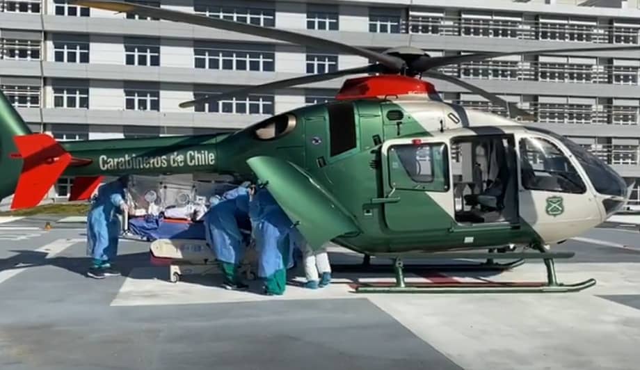 Trasladan nuevo paciente con COVID-19 hasta el Hospital de Talca