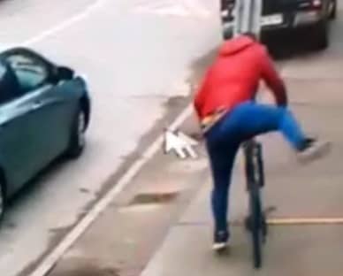 Delincuente roba bicicleta a bombero que prestaba primeros auxilios a paciente accidentado