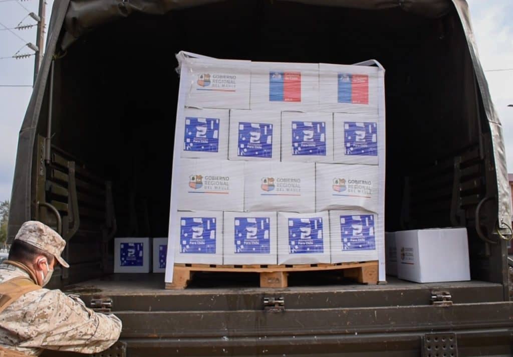 Teno, Sagrada Familia y Romeral: Primeras en recibir cajas de alimentos del gobierno