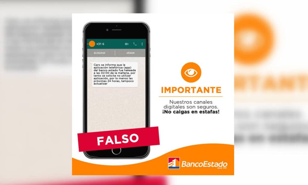 BancoEstado afirma que su App no ha sido hackeada y reitera que circulan mensajes falsos en redes sociales
