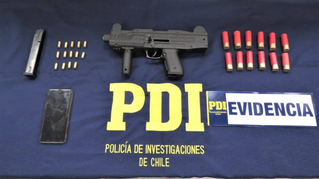 PDI Talca logra detener a sujeto por infracción a la ley de armas