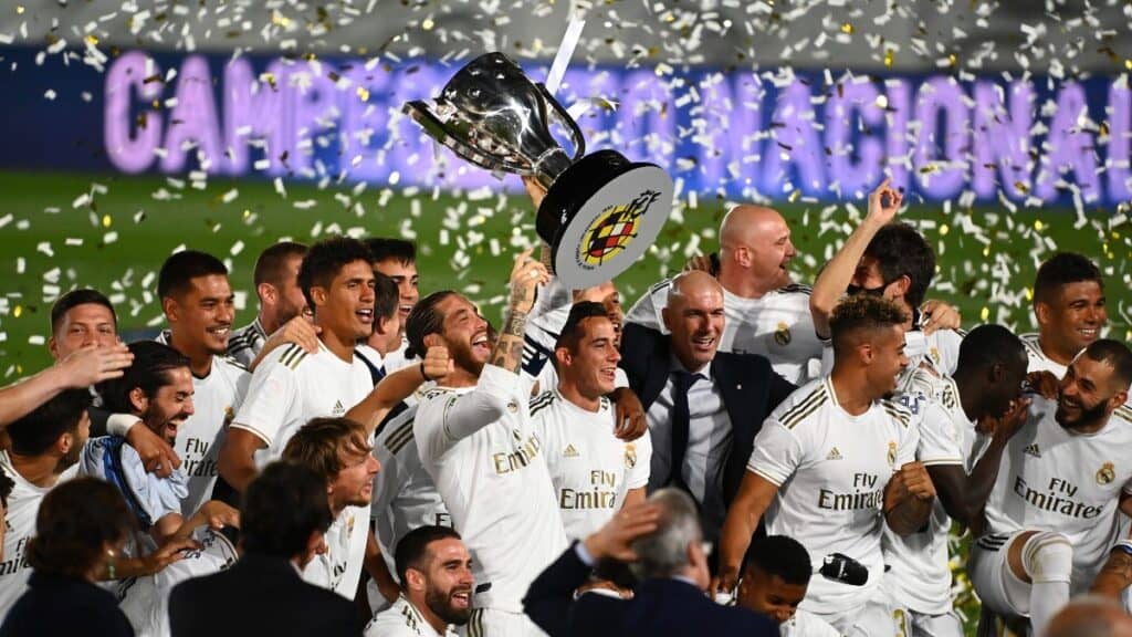 Real Madrid se corona campeón de la Liga de España