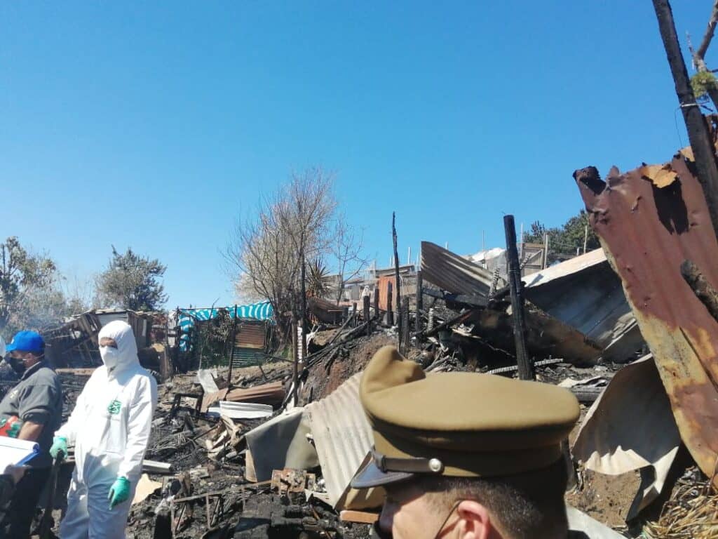 Encuentran cuerpo de cuarta fallecida en incendio en Constitución