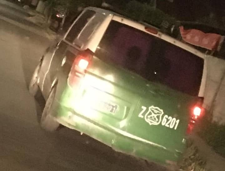 Vecino sorprendió a carabineros durmiendo en furgón policial tras sufrir robo en su casa