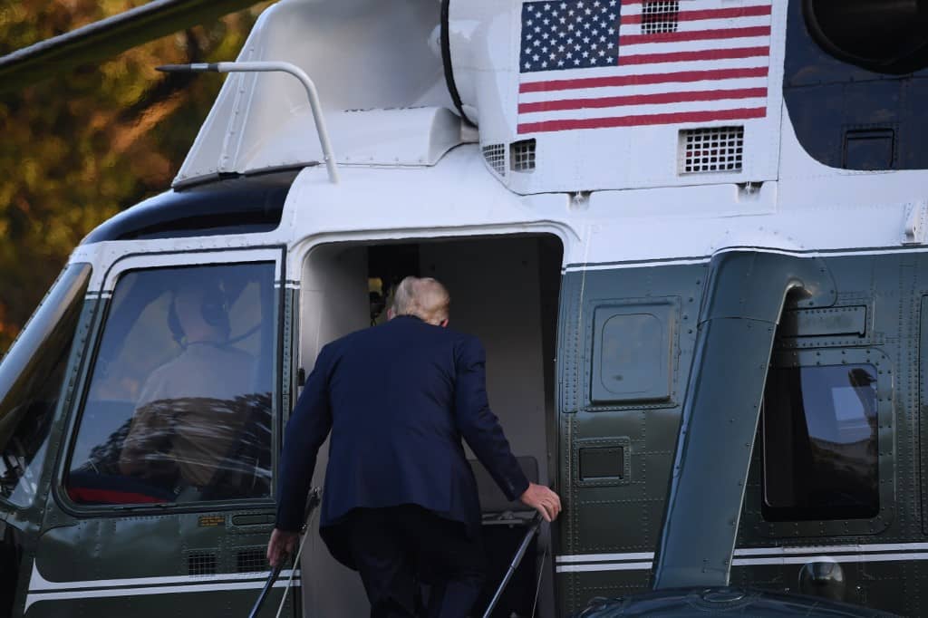 Donald Trump es trasladado al Centro Médico Militar Walter Reed tras dar positivo a COVID-19