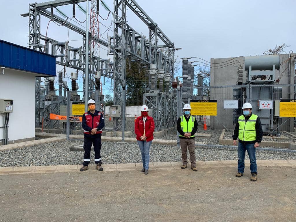 Desarrollan mejoras en obras de transmisión y distribución en ampliación de Subestación Panimávida