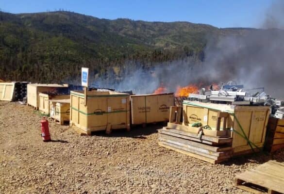 Gobernación de Curicó espera resultados de investigación para querellarse por incendio a maquinarias en Hualañé