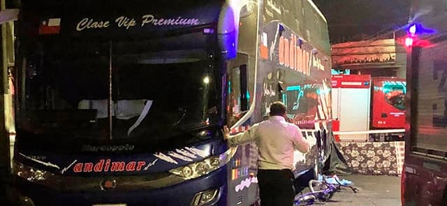 Chofer de bus fue formalizado por atropello y muerte de ciclista en Curicó